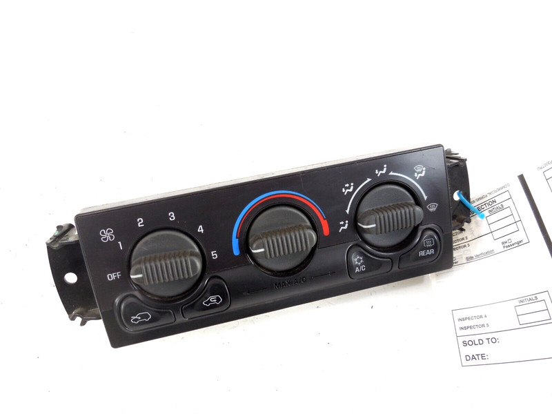 1999-2002 GMC Sierra 1500 AC A/C Heat Climate Temperature Control OEM