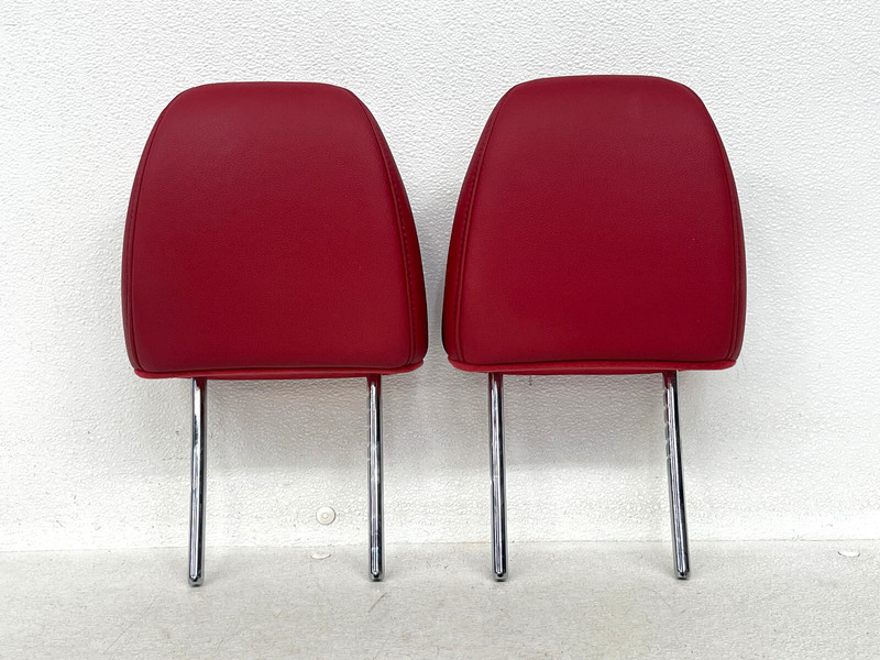 ⭐2019-2022 ACURA ILX FRONT LH & RH UPPER SEAT HEADREST HEAD REST RED OEM LOT2595