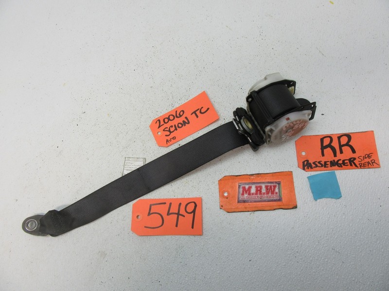 SEATBELT SEAT BELT REAR SHOULDER HARNESS BACK RIGHT PASSENGER for 05-08 SCION TC