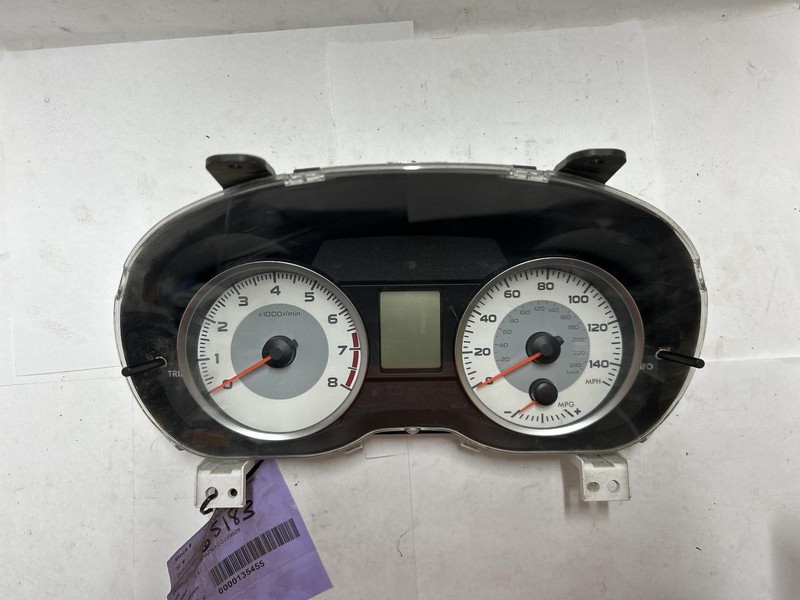 12 SUBARU IMPREZA Speedometer 2.0L manual trans 19k miles OEM 1 Year Wnty!