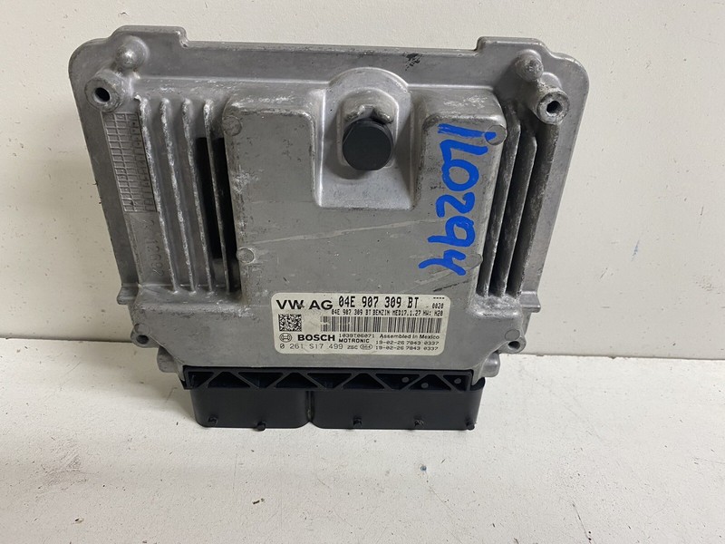 2019-2020 VW Jetta 04E 907 309 BT Engine Computer Control Module Ecu Ecm Pcu Pcm