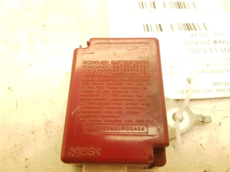 2009 LEXUS IS250 SMART DOOR CONTROL RECEIVER 89740-53030