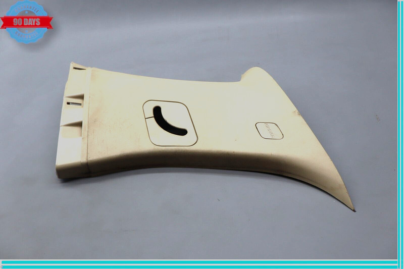 07-12 GMC Acadia Denali Rear Left Seat Belt Retractor W/ Upper C Pillar Trim Oem