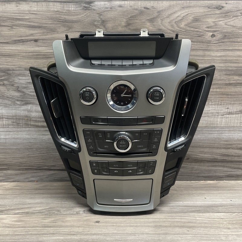 2008-2014 Cadillac CTS Radio Control Panel Face Plate 25837730 OEM GM SDN