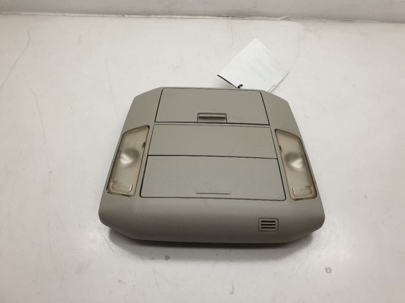 07-09 TOYOTA TUNDRA EXTENDED CAB GRAY COLOR FRONT OVERHEAD ROOF CONSOLE ASSEMBLY