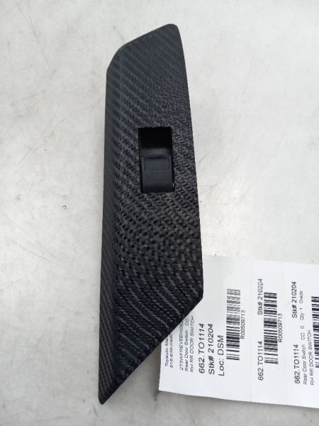 2014 TOYOTA RAV4 XLE PASSENGER SIDE REAR DOOR WINDOW SWITCH