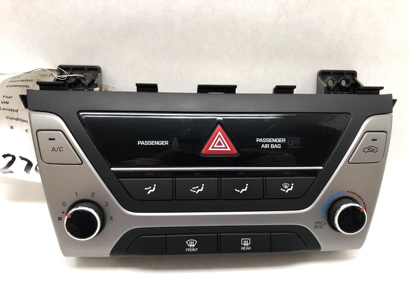 17-'18 HYUNDAI ELANTRA Heat AC Controller manual control OEM 1 Year Wnty!