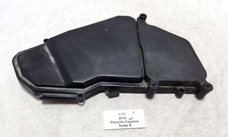 ✅ 11-18 OEM Porsche Cayenne S 958 Engine Compartment Fuse Relay Box Cover Trim