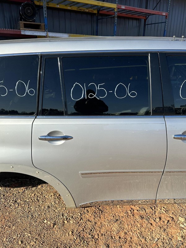 2011-2013 INFINITI QX56 REAR RIGHT SIDE DOOR SHELL PANEL GRAY K23 W/ GLASS OEM