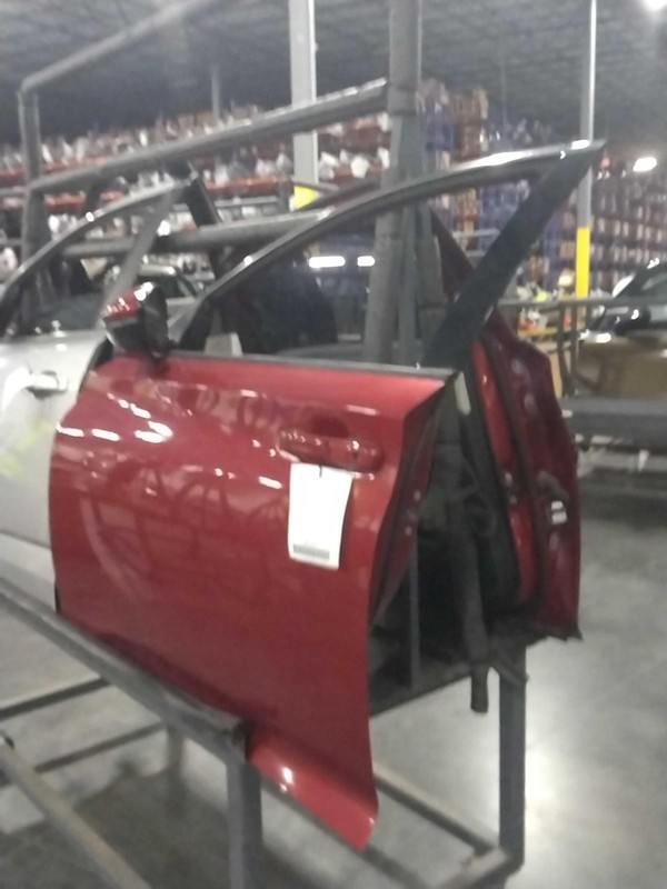 2018 Honda Accord Left Door Red 4DR Sedan Used OEM Part 678681
