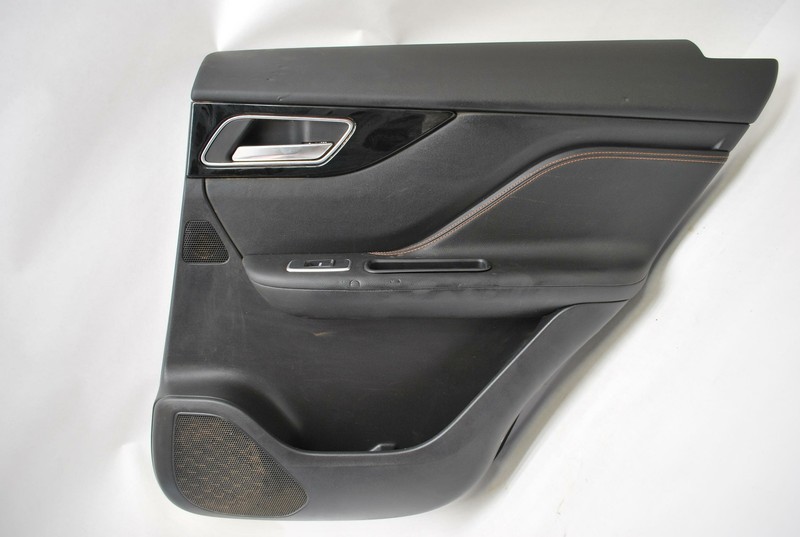 2017-2020 JAGUAR F PACE REAR RIGHT PASSENGER SIDE DOOR PANEL TRIM BLACK OEM