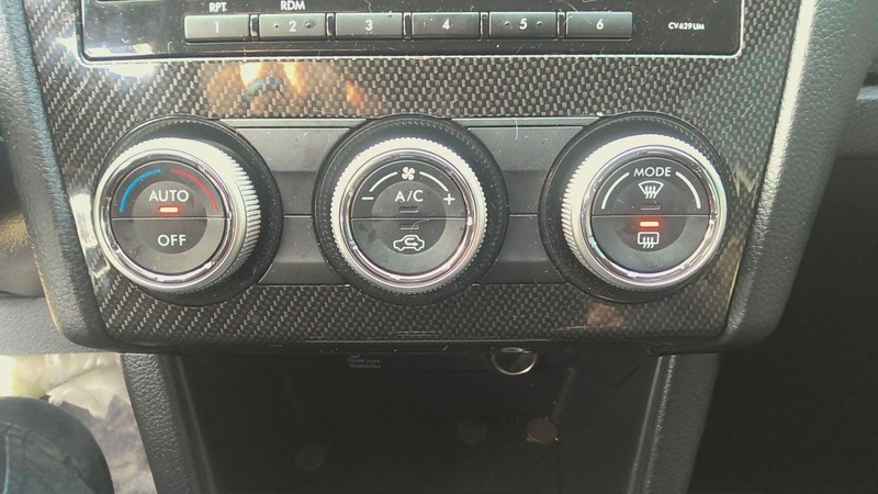 Heater A/c Control SUBARU WRX 15