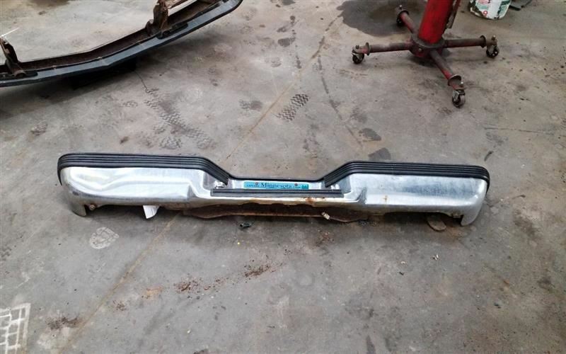 Rear Bumper Step Bumper Chrome Fits 88-00 CHEVROLET 2500 PICKUP 232580