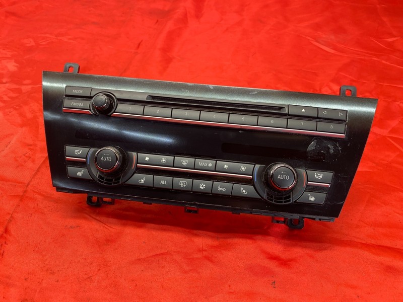 BMW F06 F13 640 650 M6 Heated AC Climate Control Radio Switch Panel Ceramic OEM✅