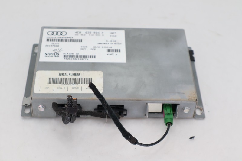 ✅ 2006-2011 AUDI A6 SIRIUS SATELLITE RADIO RECEIVER MODULE OEM 4E0 035 593 F