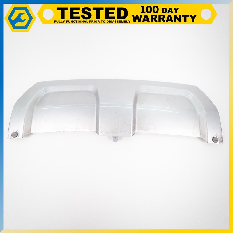 14-17 RANGE ROVER SPORT L494 REAR BUMPER LOWER TOW COVER PANEL SILVER OEM
