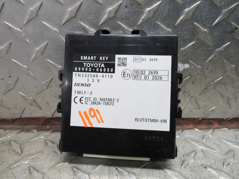 2010 TOYOTA CAMRY SMART KEY CONTROL MODULE 8990-06050 HYBRID 2.4