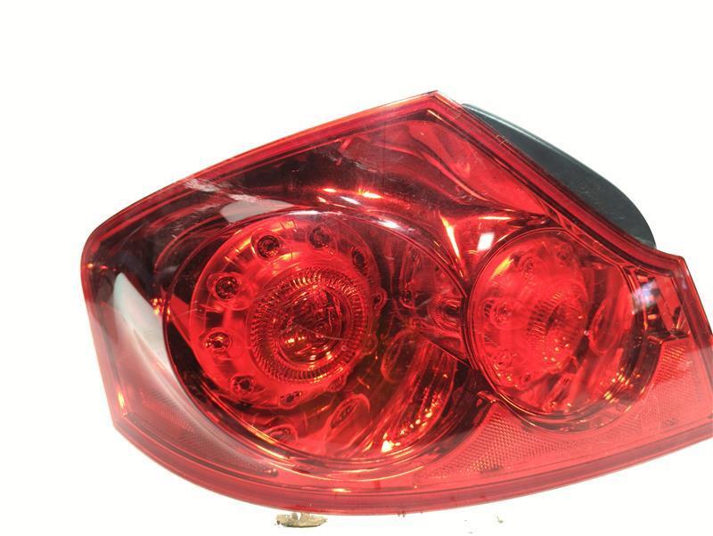 Used Left Tail Light Assembly fits: 2011 Infiniti G37 4 Dr Sdn quarter panel mou