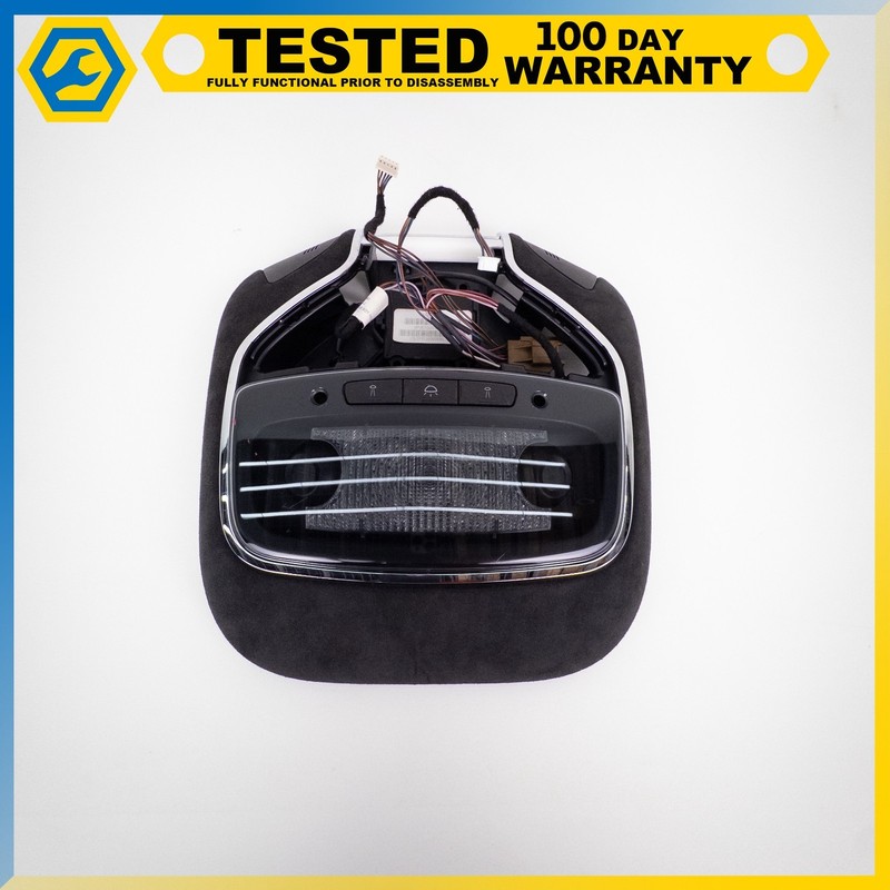 14-19 MASERATI QUATTROPORTE GHIBLI FRONT OVERHEAD DOME LIGHT TRIM ASSEMBLY OEM