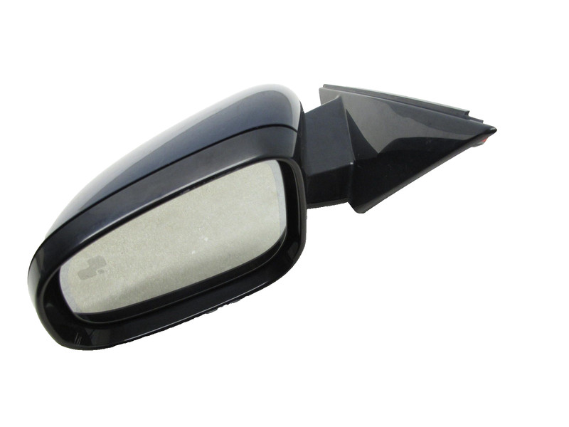 Power Blind Spot π 16-19 Jaguar XF X260 Door Mirror Glass Driver Left OEM BLUE