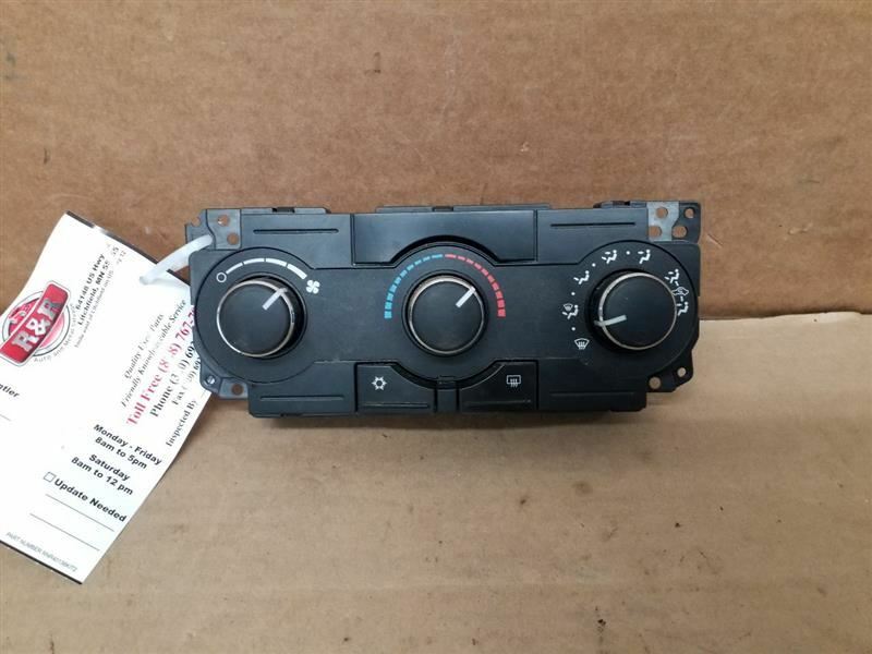 Temperature Control Manual Temperature Control Fits 05-07 GRAND CHEROKEE 239584