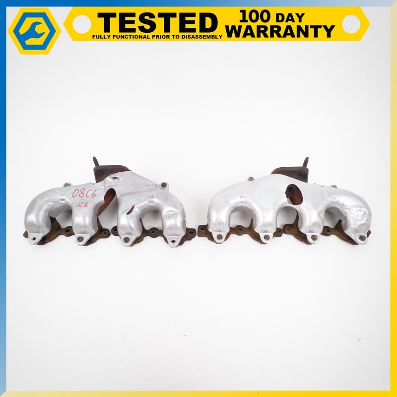 08-13 CHEVROLET CORVETTE C6 6.2L LS3 LEFT & RIGHT SIDE EXHAUST MANIFOLD SET OEM