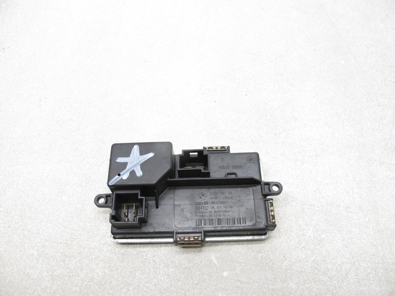 09-19 BMW F07 F10 535i GT 740i M5 BLOWER RESISTOR MOTOR FAN OEM 031224