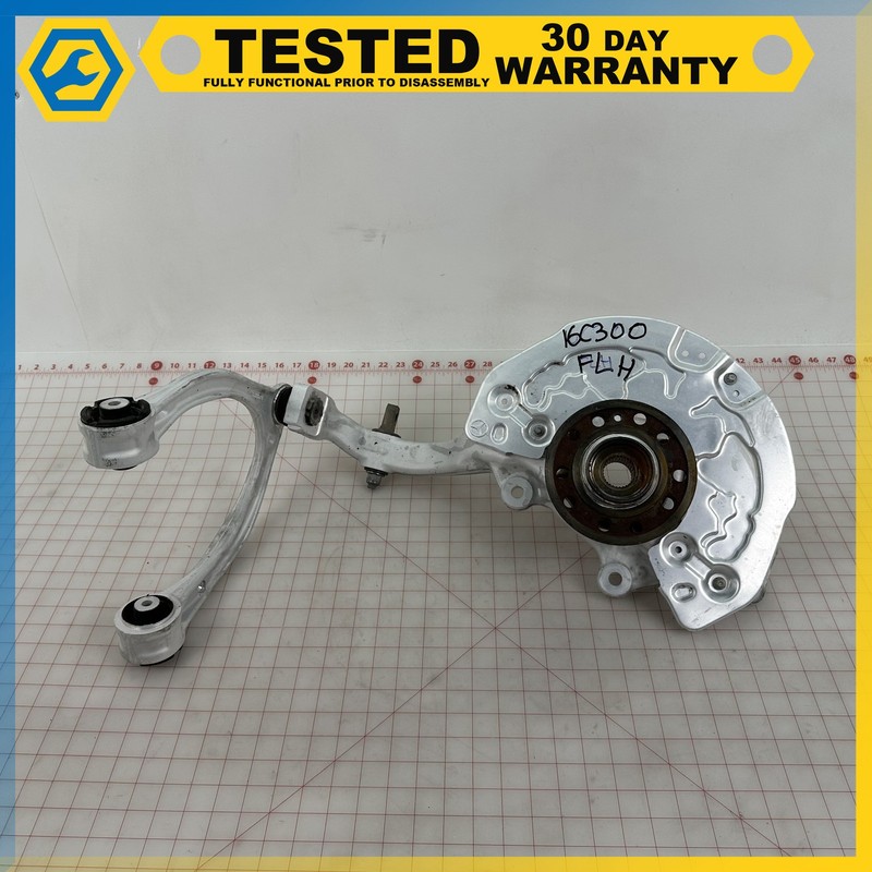 15-18 Mercedes C300 W205 FRONT LEFT SIDE SPINDLE KNUCKLE W/ HUB SET OEM
