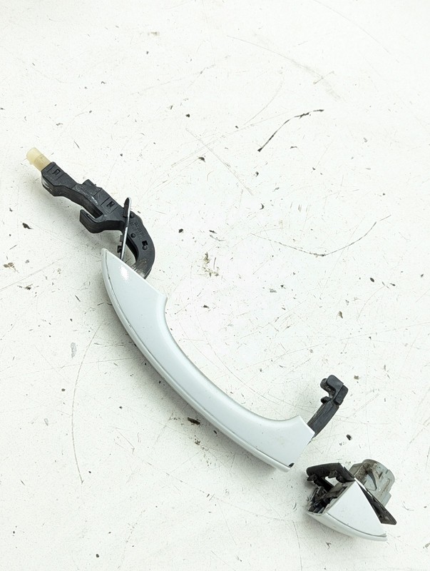 12-18 Audi A6 A7 Rear Left Driver Side Exterior Door Handle White