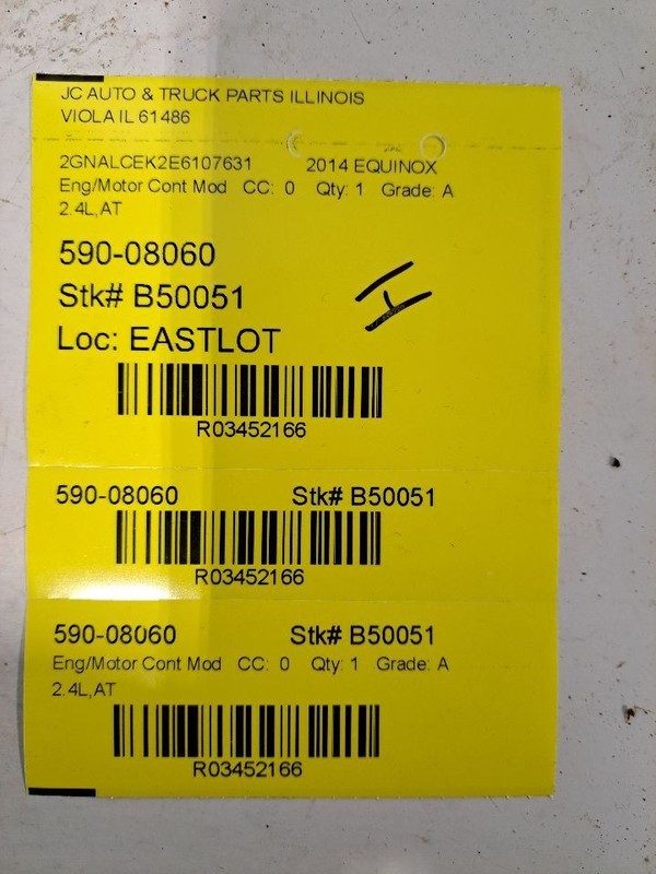 Engine ECM Electronic Control Module Behind Fan Shroud Fits 13-16 ACADIA 3452166