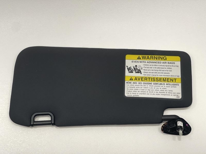 2017-2020 TOYOTA 86 RIGHT SUN VISOR BLACK 2.0L AT RWD 18K -BASE- 36983