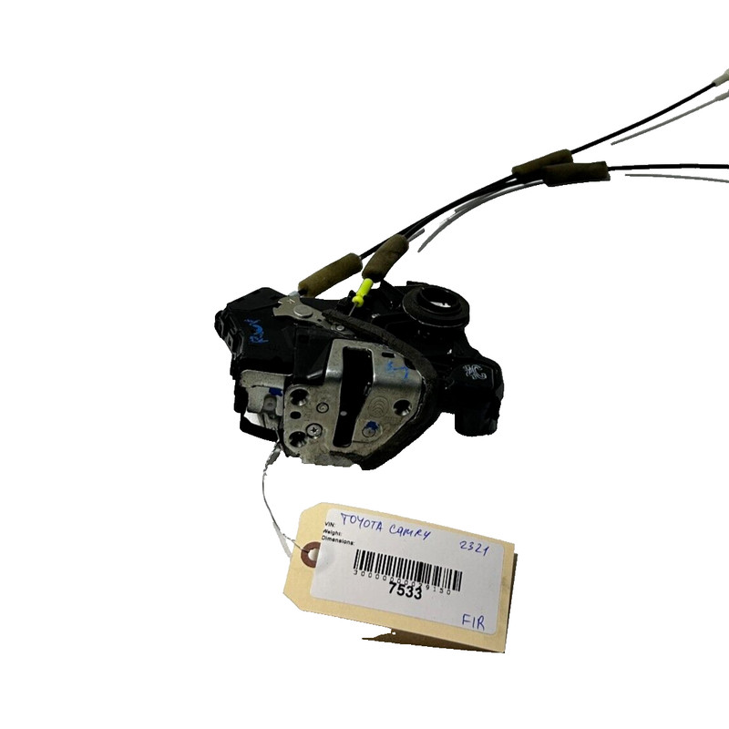 2007-2011 Toyota Camry Front Right Door Lock Assembly with Cables OEM