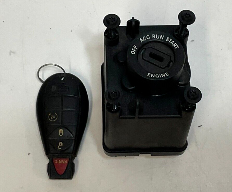 ✅DODGE RAM 2019 Big Horn IGNITION NODE MODULE W/ REMOTE KEY 68271986AC OEM Mopar