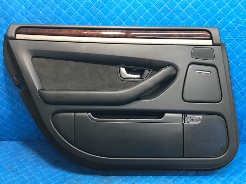 04-06 Audi A8L D3 Quattro LWB Rear Left LH Door Driver Interior Panel Trim OEM