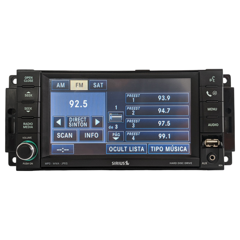 2009-2010 Dodge Chrysler Jeep Radio CD Player Receiver Satellite REN P05064759AC