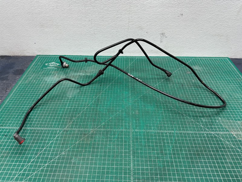 10-12 JAGUAR XF X250 5.0L BRAKE BOOSTER VACUUM HOSE TUBE PIPE SET OEM
