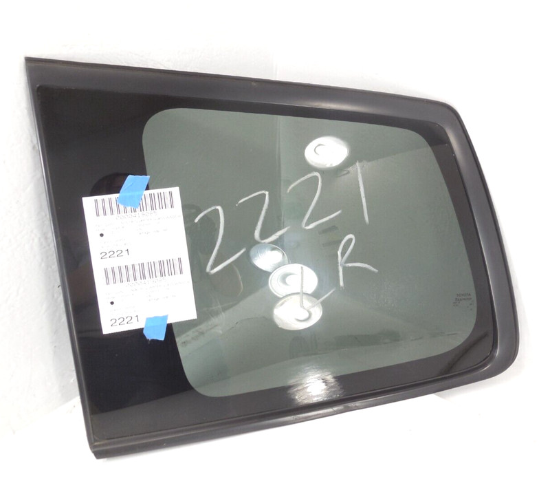 08-10 Toyota Highlander Rear Quarter Window Glass Left LH OEM *SEE NOTES*