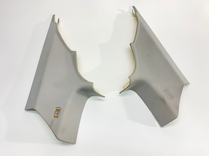 07-13 BMW E92 3 Series M3 CPE Rear Left Right C Pillar Trim Cover Gray Set OEM✅