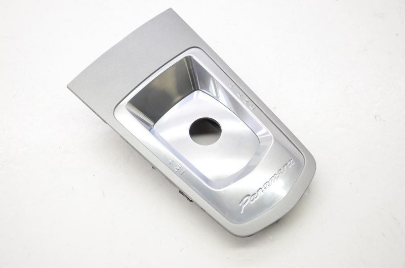 2010-2016 Porsche Panamera 970 4.8L Silver Shifter Bezel 97055316100