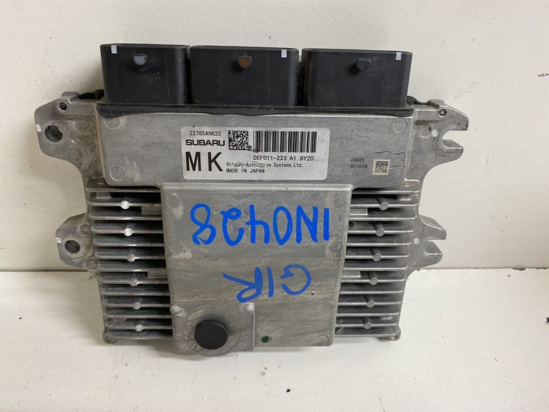 2020 Subaru WRX 2.0L 2265AN622 Engine Computer Control Module Ecu Ecm Pcu Pcm