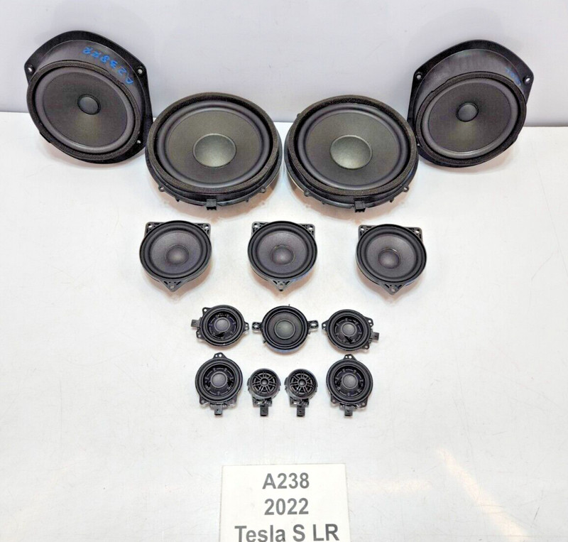 ✅ 2021-2023 OEM Tesla Model S Front Rear Left Right Tweeter Speaker SET Of 14