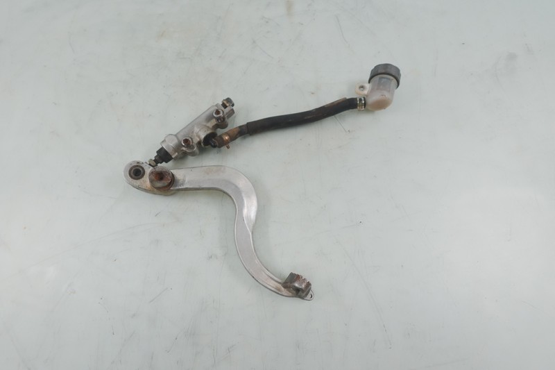 1988 Honda CR125 OEM Rear Hydraulic Brake Master Cylinder Ass'y w/ Pedal