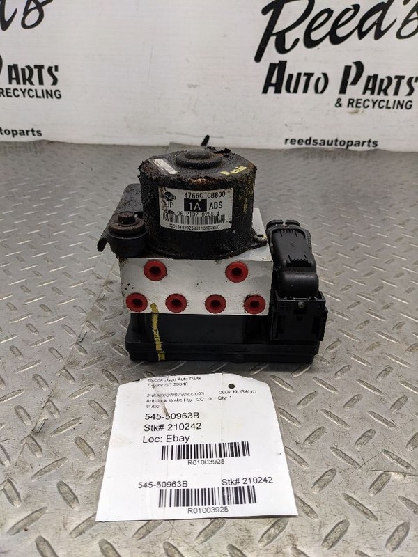 Anti-Lock Brake Part Assembly AWD Fits 04-07 MURANO 1003928
