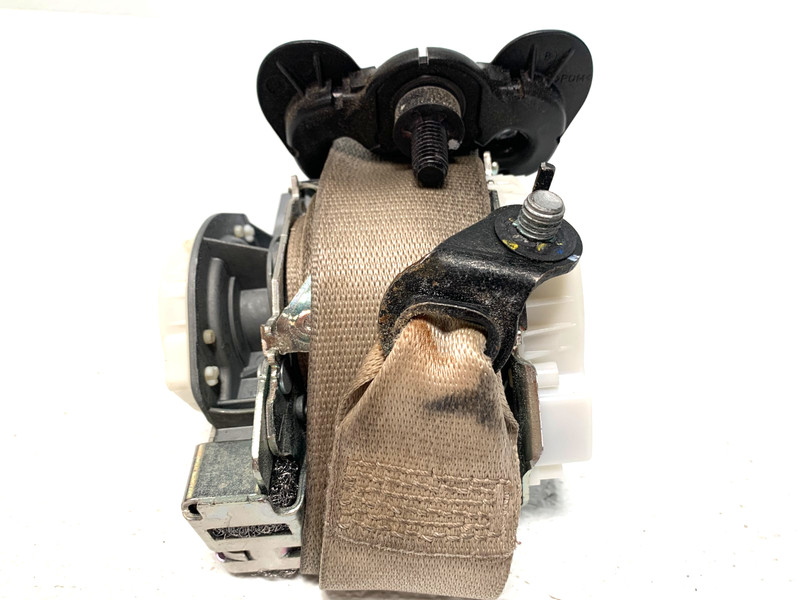 16-18 BMW 340i F30 FRONT LEFT DRIVER OYSTER SEAT BELT *WORN* OEM #A0.13