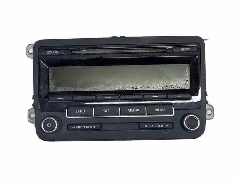 2014 VOLKSWAGEN JETTA NO GLI RADIO RECEIVER AM-FM-SGL-CD ASSY OEM 1K0035164F