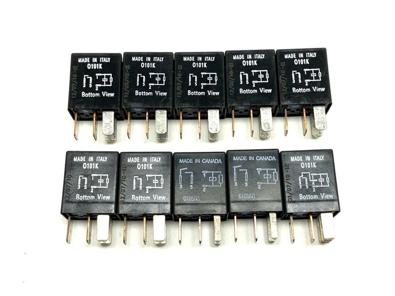 Set of 10 Relays 9L2T-14B192-AA 8T2T-14B192-AA Fits 2011-2019 Ford Fiesta 87702