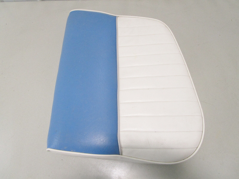 1993 Glastron SSV 175 Elite Boat Starboard Bow Seat Cushion Blue / White