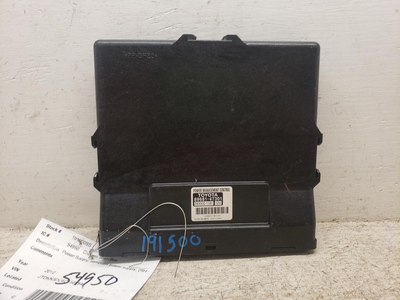 12 TOYOTA PRIUS Power Supply Module OEM 1 Year Wnty!