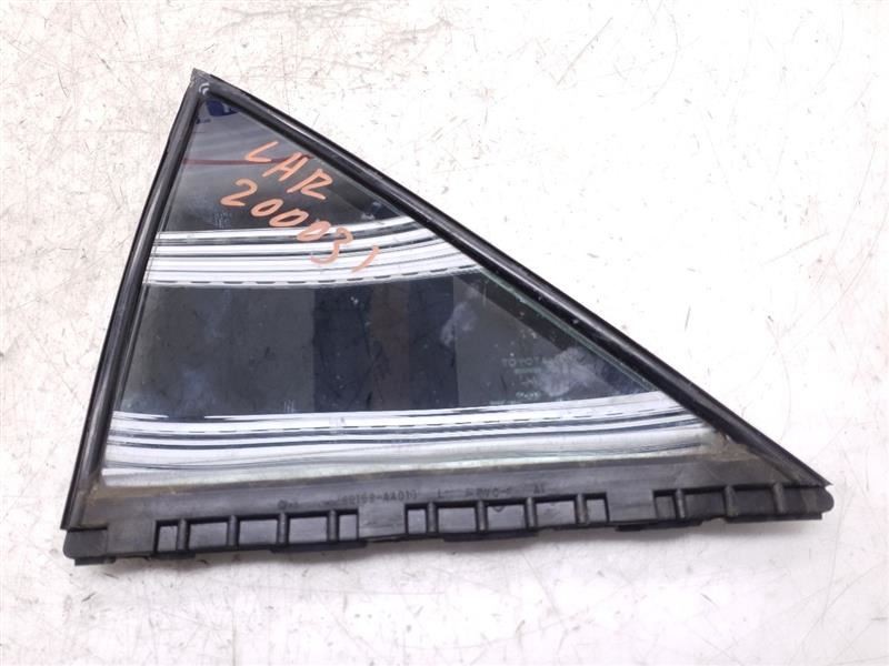 02-06 TOYOTA CAMRY LE DRIVER SIDE REAR DOOR VENT GLASS