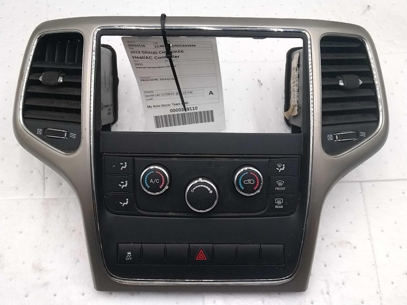 2013 Jeep Grand Cherokee A/C Selector Switch OEM 55111833AB 162K Miles